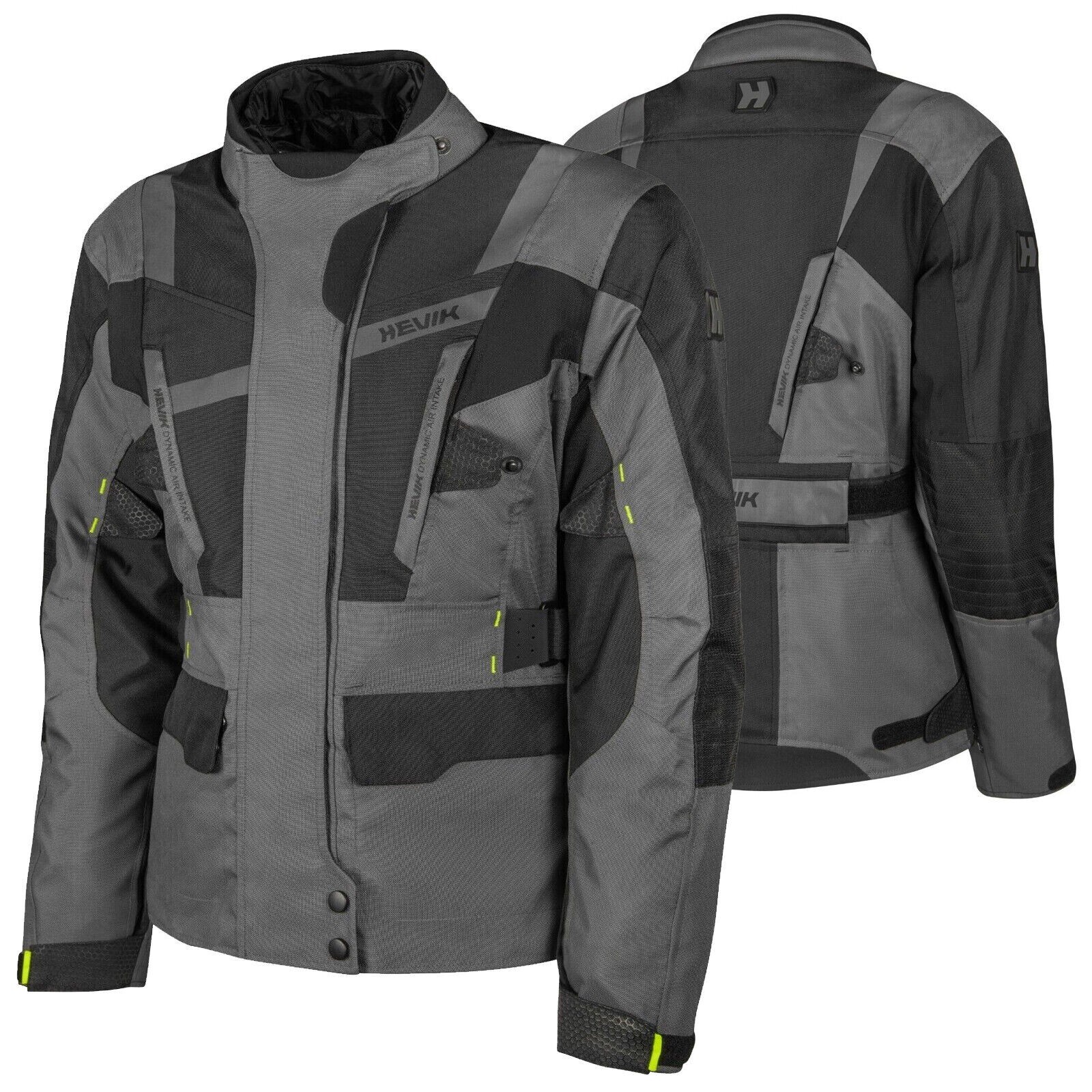 Hevik Giacca Cordura Moto Tessuto Impermeabile Sport Touring Termica Sfoderabile
