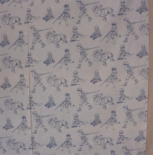 Tela 100 % algodón Toile azul para niños Will Be Boys por perno Foto 2 de 3