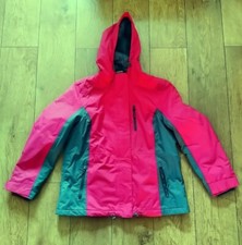 Women's Uk Size 18 Pink & Grey Hooded Coat
