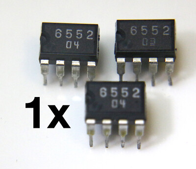 1x AN6552 Dual Audio OP-AMP, DIP8, Vintage IC [4558]
