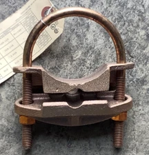 Lot of 10pcs, Burndy GAR1829, 2” Ground Clamp, 2/0 to 250MCM AWG Ground Wire