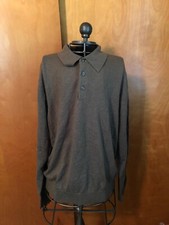 Croft And Barrow 3 Button Long Sleeve Men  s M Shirt Brown Color