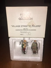 Dept. 56 Heritage Village Accessory:  Village Street Peddlers Set of 2