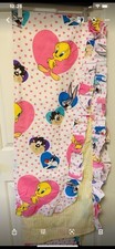 Looney Tunes Tweety Bird Twin Bed Duvet Cover Valence EUC