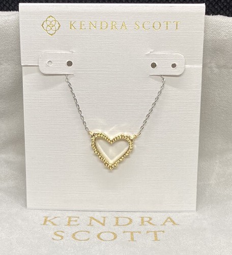 Pendant Necklace In Mixed Metal 
