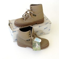 Authentique vintage paire de chaussures de marche AIGLE GENEPI Beige T36