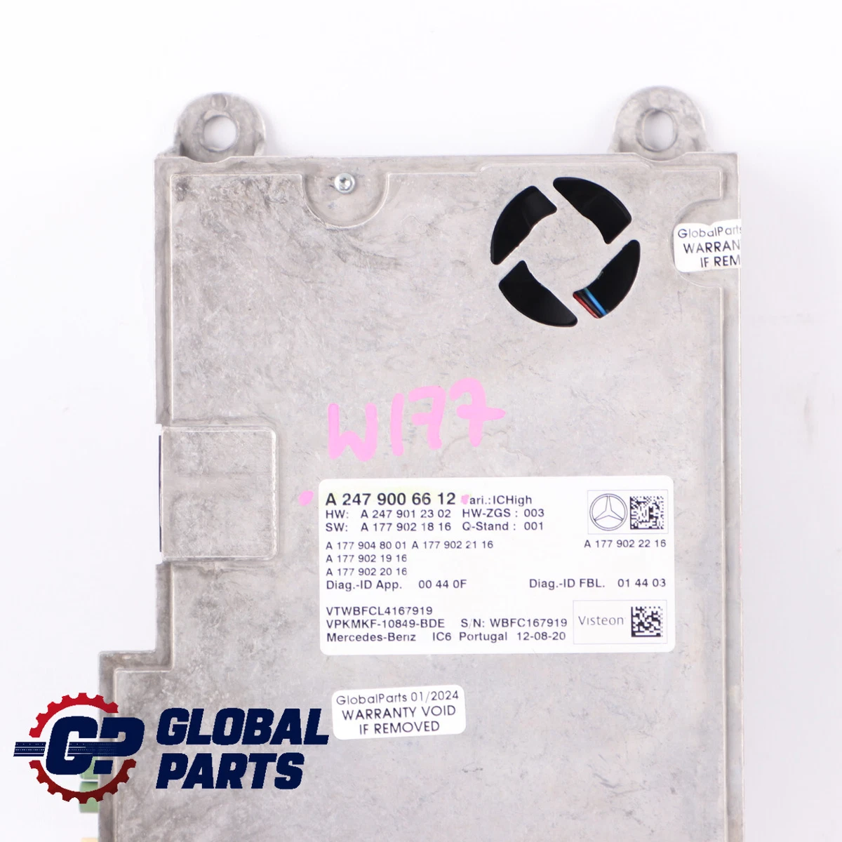 Mercedes W177 W247 Control Unit Module ECU High A2479006612 | eBay 
