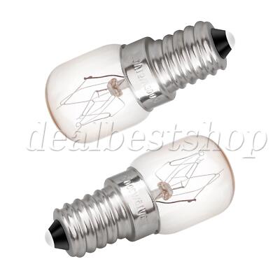 Oven Light Replacement for Whirlpool 4173175 E14 15W 120V Package of 2