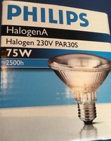 Philips Halogen A 75W 230V Par 30 S 2500H E27 Spot 30° Order Code:504395 Lampe
