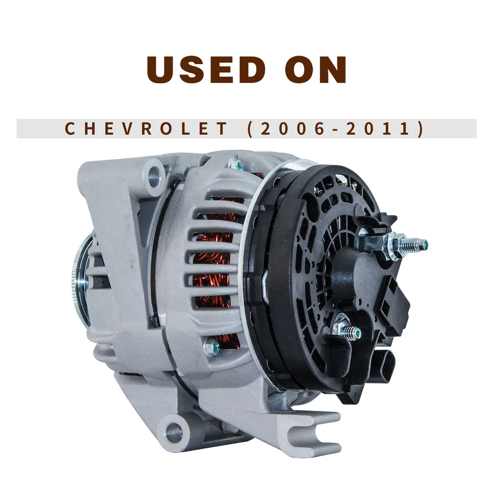 Alternator For Chevrolet Impala Monte Carlo 2006 2007 2008 2009 2010 11 3.5 3.9L - Изображение 2 из 4