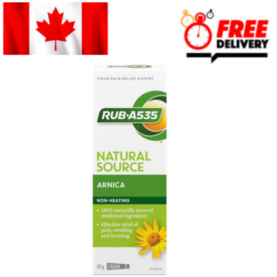 Rub A535 Natural Arnica Gel-Cream for Muscle, Joint Pain & Inflammation 65g