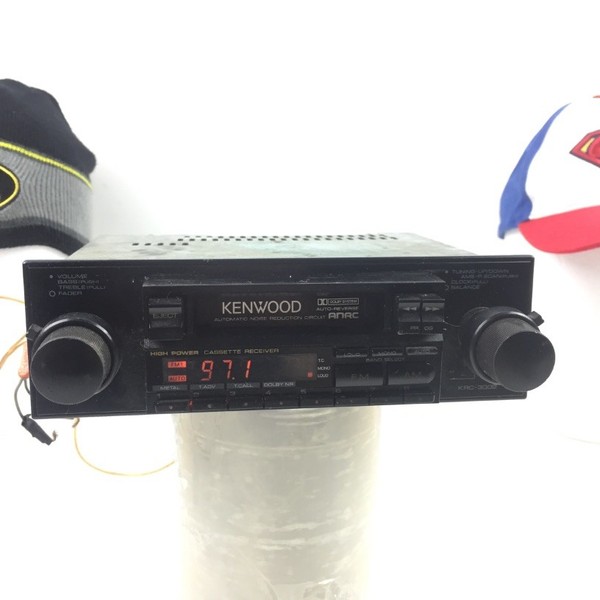 Vintage Kenwood KRC 3002 High Power Am/fm Car Cassette Deck Old School