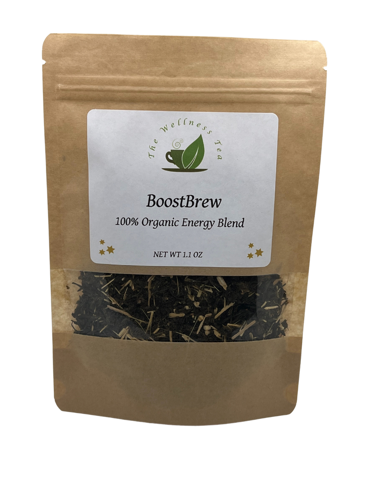 Tea Energy Organic Boosting Herbal Blend Loose Leaf Tea