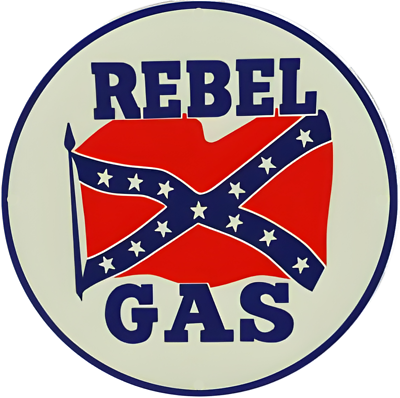 #ad Rebel Gas Vintage Vinyl Decal Sticker Waterproof $3.50
