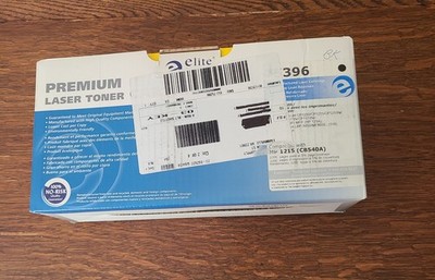 Elite Image Premium BLACK Laser Toner Cartridge Replacement HP 1215 B (CB540) 