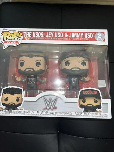 Funko Pop! Vinyl: WWE The Usos: Jey Uso & Jimmy Uso 2 Pack Minor Box Cut On Top