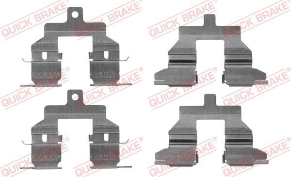 Quick Brake ZubehöRsatz, Scheibenbremsbelag 109-1737 Passend FüR Nissan-image