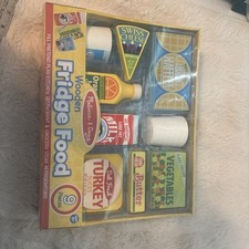 Melissa  Doug Wooden Fridge Food Play Set 9 Pieces item196