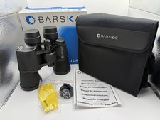 Barska 10x50 WA Wide Angle Binoculars with Case Lens Caps, Cloth, Strap  Manual