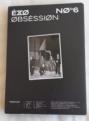 EXO 6th Album Obsession No 6 CD Photobook