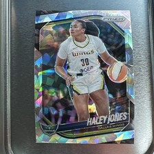 Haley Jones 2025 Panini Prizm WNBA - Cracked Ice Prizm #43 Dallas Wings