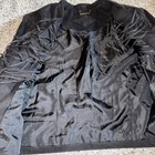 JOUJOU Womens Black Faux Suede Jacket with Fringe Accent Zip Up Sleeves — photo 3