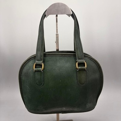 Coach Pelham Zip Bottle Green Handbag Vintage Authentic Bag 