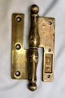 6 PC SET VINTAGE VICTORIAN ORNATE BRASS IN OUT DOOR HINGES VERVLOET HOME DECOR #