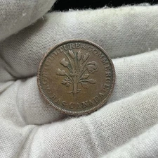 CANADA, Montreal. Bank Token, 1835-1836, 1 Sous / Halfpenny B310