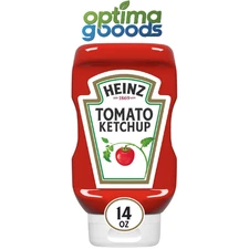 Heinz Tomato Ketchup – 14 oz Squeeze Bottle, Classic Flavor. Free Shipping