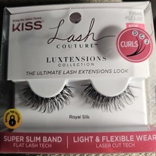 KISS Lash Couture LuXtensions Collection False Eyelashes, Flat Lash Technology,