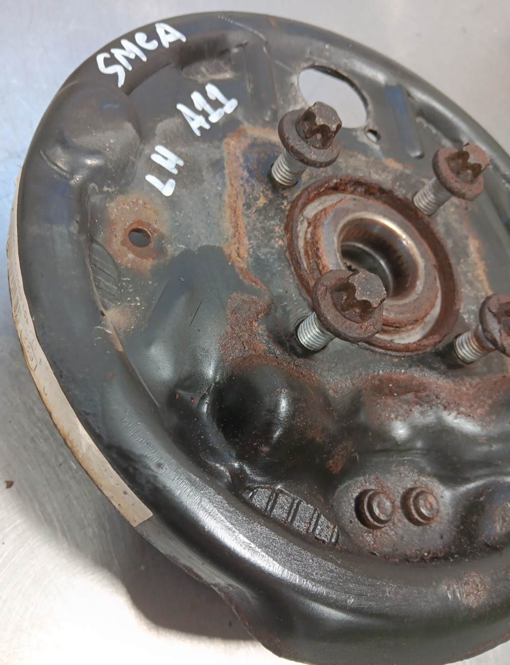 SMART FOR TWO BRABUS 2009 OE LEFT REAR LR BRAKE WHEEL BACKING PLATE 450423010564