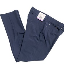Greg Norman Men's Ultimate 5-Pocket Stretch Performance Pant 30x30 Navy Blue NWT