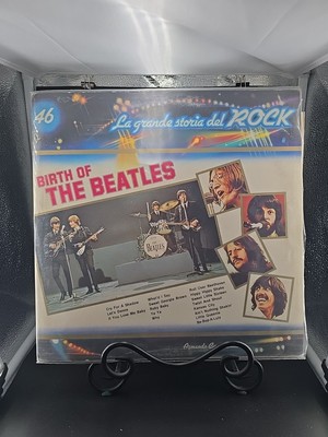 THE BEATLES BIRTH OF THE BEATLES LA GRANDE STORIA DEL ROCK 46 LP EX/VG+