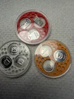 9 Total 1 GRAM Silver ART Bars Various Makers In Details, Free Capsules Included
