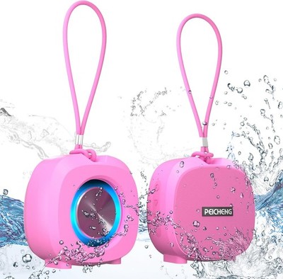 PEICHENG Speaker, Small Portable Bluetooth Wireless IPX5 Waterproof Shower Speak