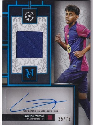 Topps Museum Lamine Yamal Patch Autograph /75 Match Worn
