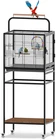 Stylish 52-Inch Detachable Wrought Iron Bird Cage for Small & Medium Birds