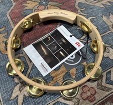 MEINL Artisan Edition Tambourine Single Row Bronze Jingles 10 in.