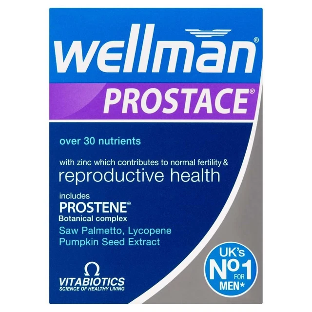 Vitabiotiques Wellman Prostace - 60 Comprimés