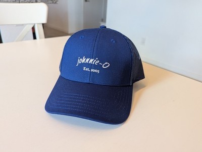 Johnnie O Hat Cap Snap One Size Blue Baseball Golf Golfer Snapback Trucker