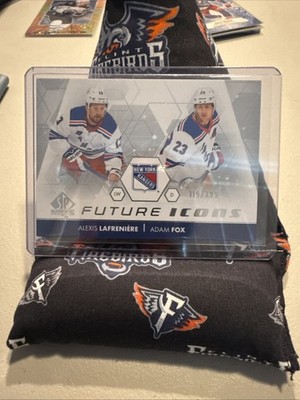 2022-23 SP Authentic - Future Icons Alexis Lafreniere, Adam Fox #FI-20 119/399
