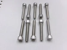 (10) M8-1.25 X 45MM A4 STAINLESS STEEL ALLEN SOCKET HEAD CAP SCREWS BOLTS DR12T