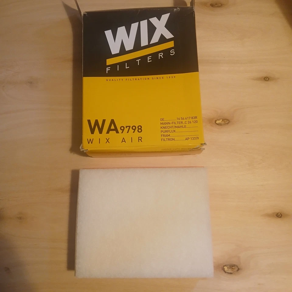 Filtro de aire Wix WA9798-Vauxhall Vivaro/Renault Trafic/Fiat Talento/Nissan NV300... Foto 2 de 4