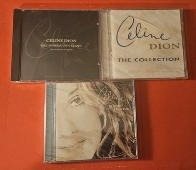 Celine Dion 3 Cd Lot. The Collection Promo, The Power Of Celine, All The Way....