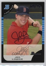 2006 Bowman Originals Buyback 608/716 Jed Lowrie (2006 Draft) #BDP93 Auto 1m2q