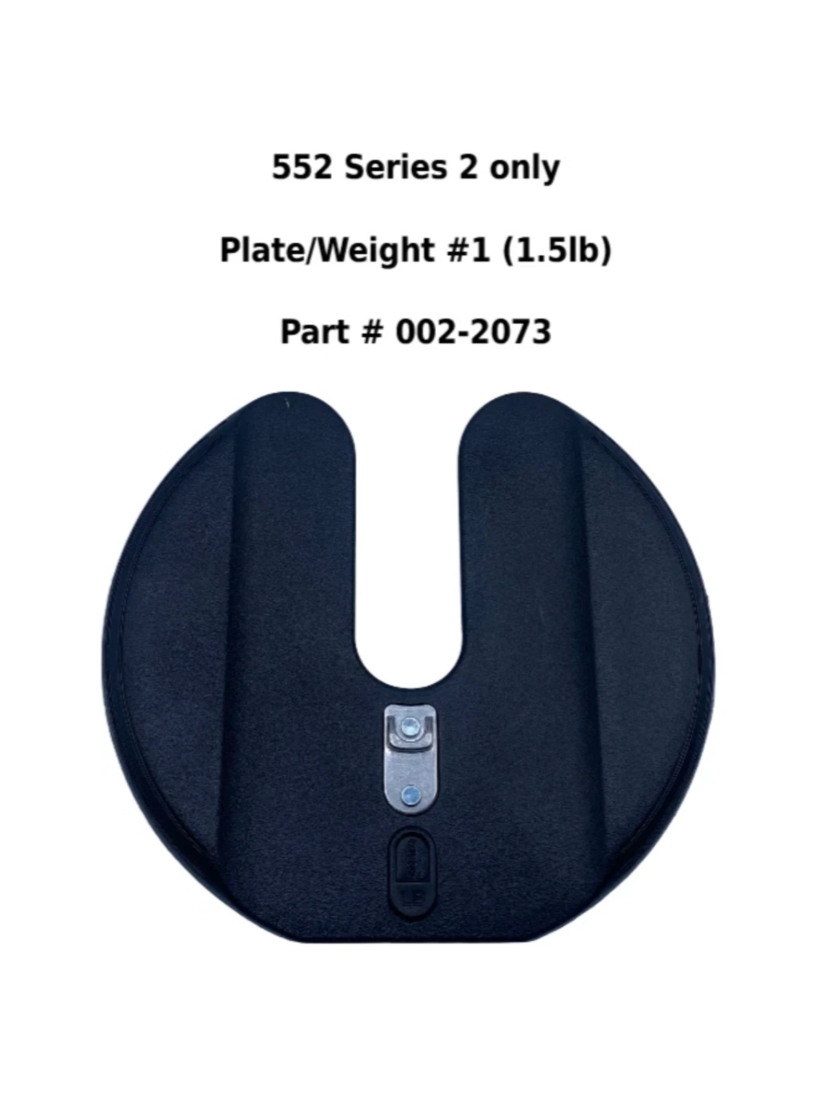 Replacement #1 (smallest) Bowflex SelectTech 552 Series 2 Dumbbell Weight Plate