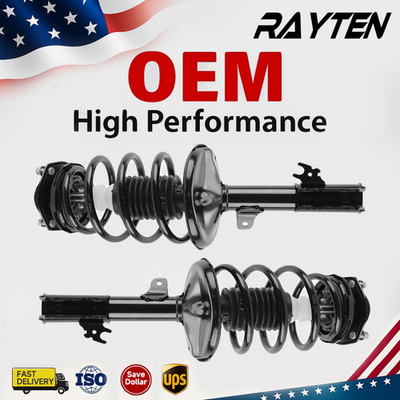 2X RAYTEN Complete Front Struts For 97-03 Toyota Solara Avalon Camry Lexus ES300