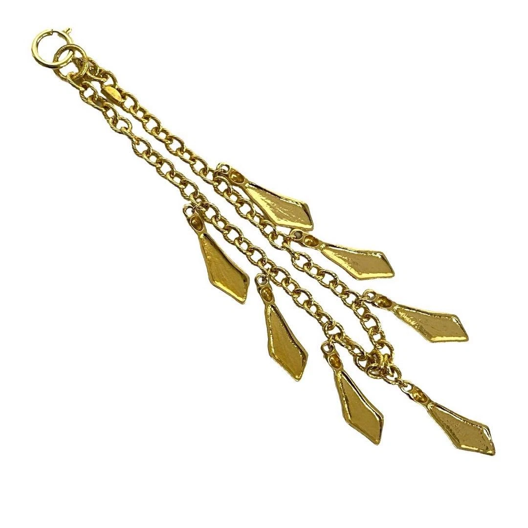 CHANEL Necklace Vintage Coco Mark Pendant G