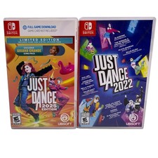Just Dance 2025 2022 Nintendo Switch Case Only No Game Replacement Case Lot
